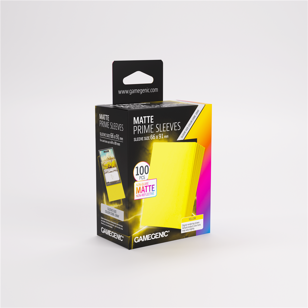 Sleeves: Pack Matte Prime Yellow (100)