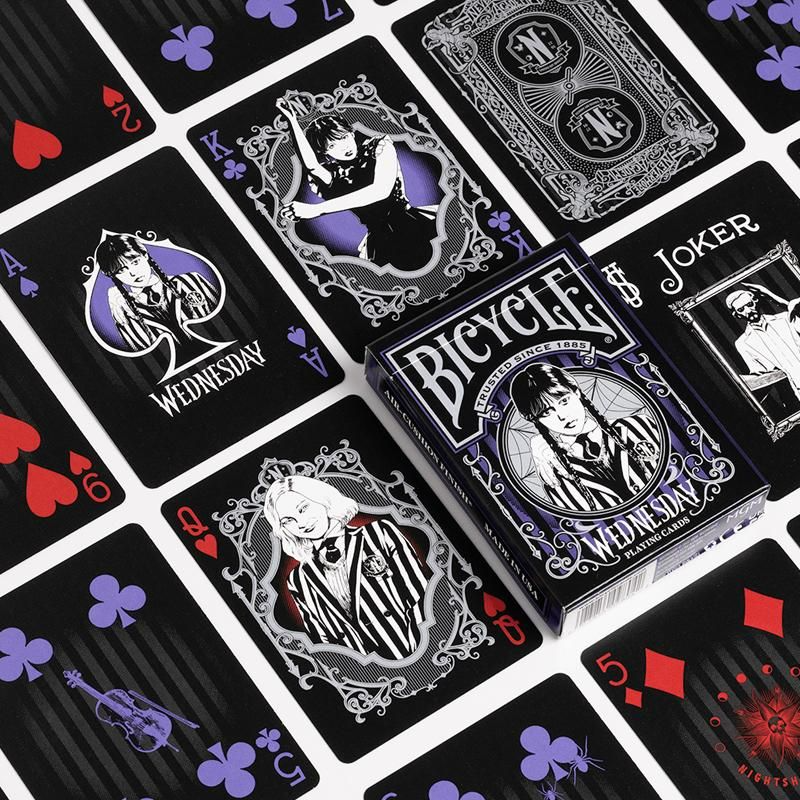 Bicycle Playing Cards Wednesday Addams Family