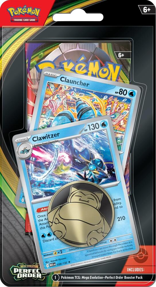 Pokemon: Perfect Order - Premium Checklane Blister - Clawitzer