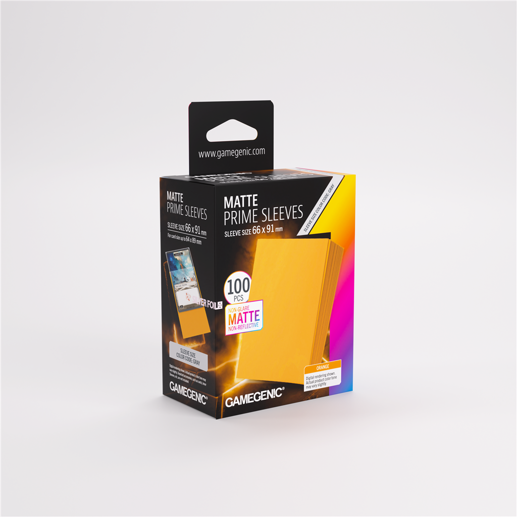 Sleeves: Pack Matte Prime Orange (100)
