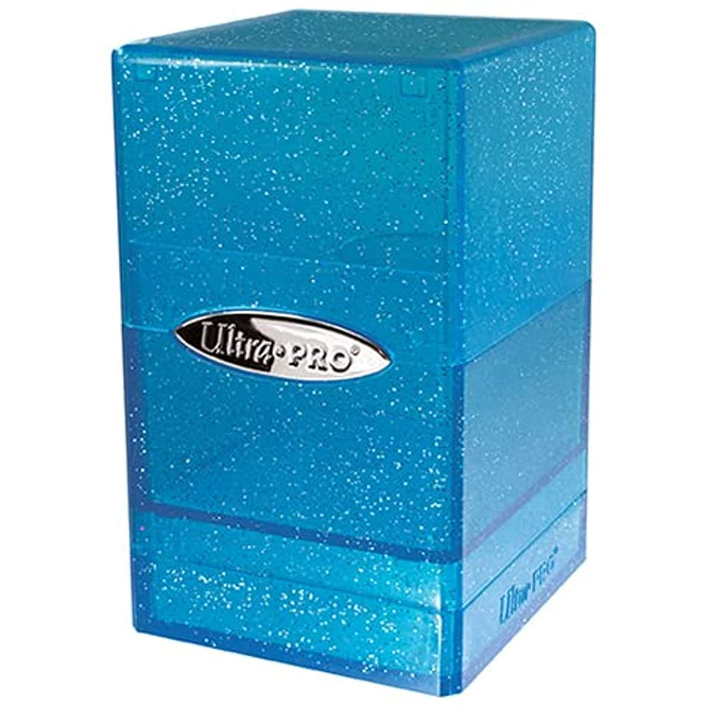 Deckbox Satin Tower - Glitter Blue