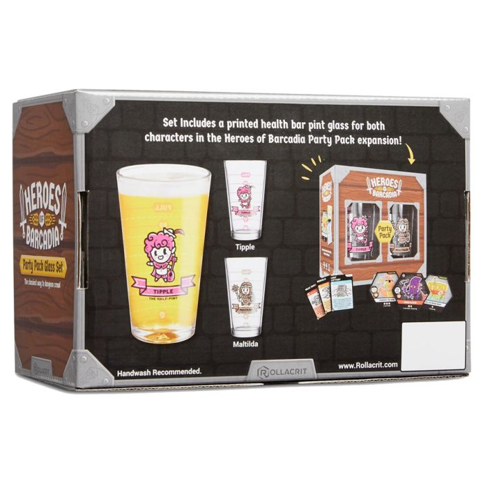 Heroes of Barcadia Party Pack Glass Set
