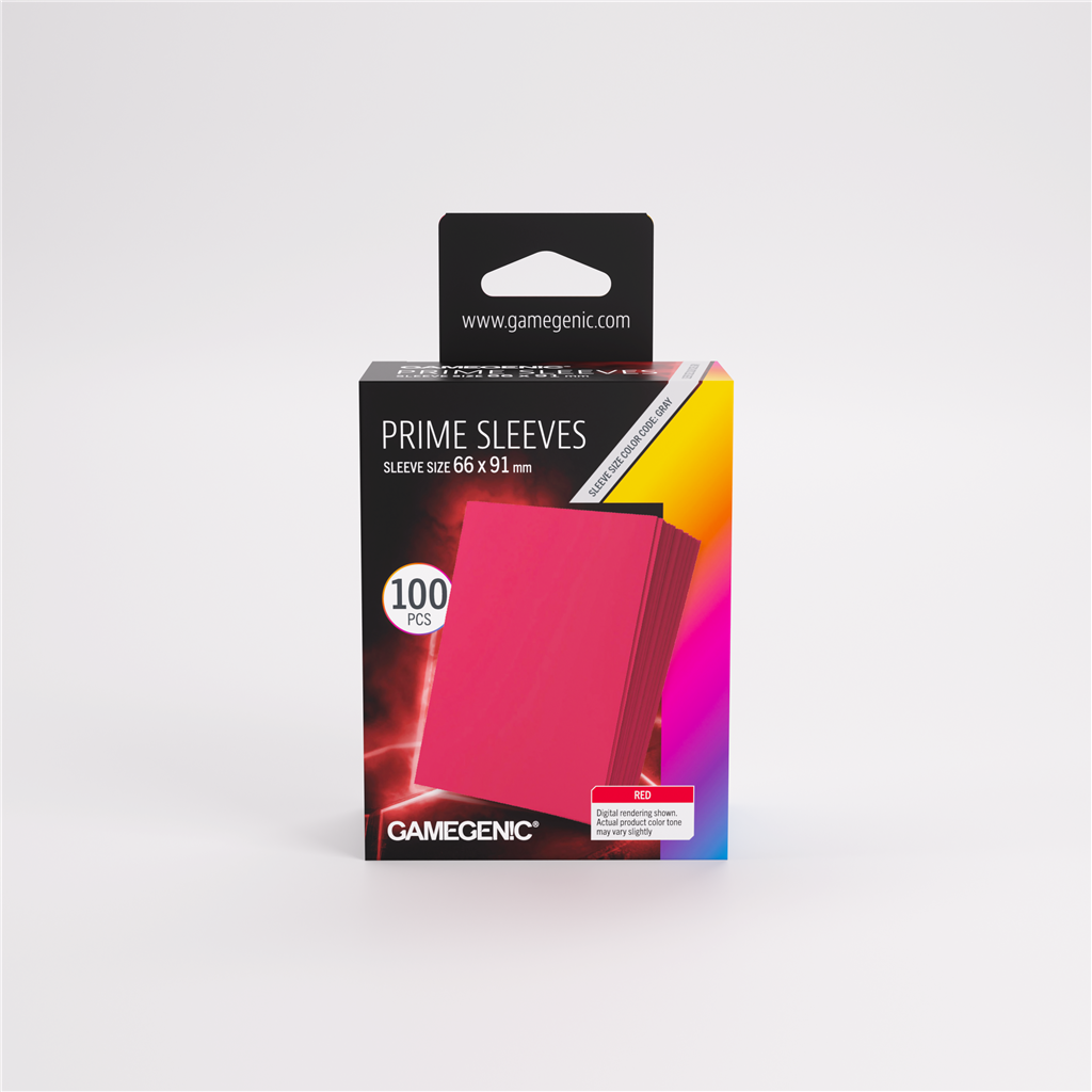 Sleeves: Pack Prime Red (100)