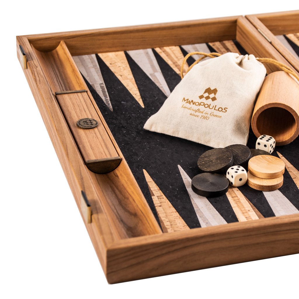 Backgammon Natural Cork - Medium Backgammon Natural Cork - Medium