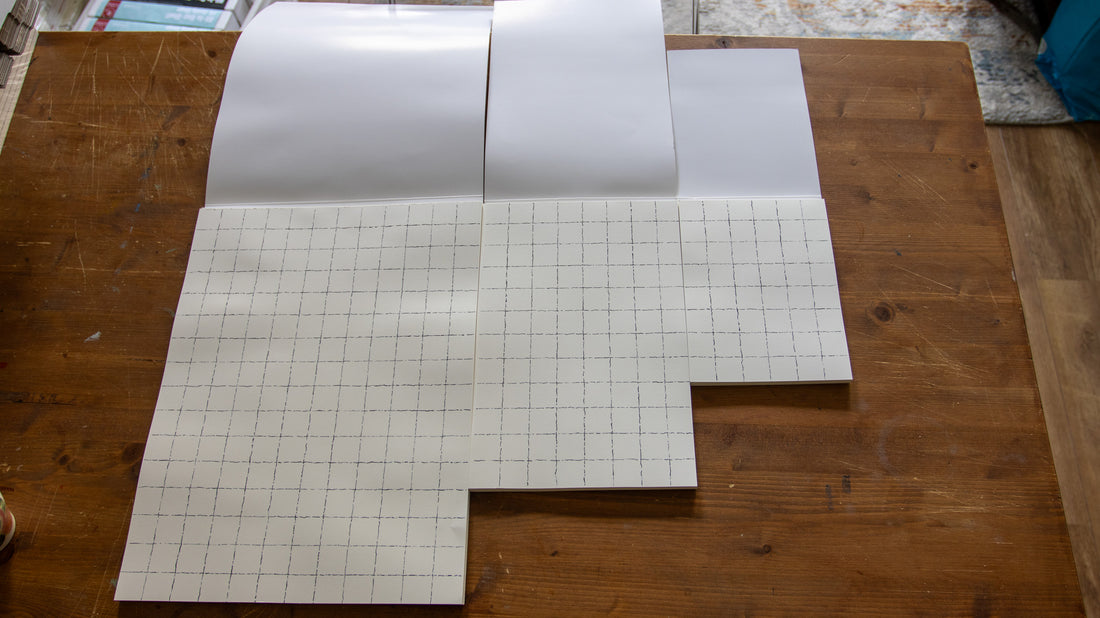 Grid Paper: Goblin Cave Size (6 x 8 inch)