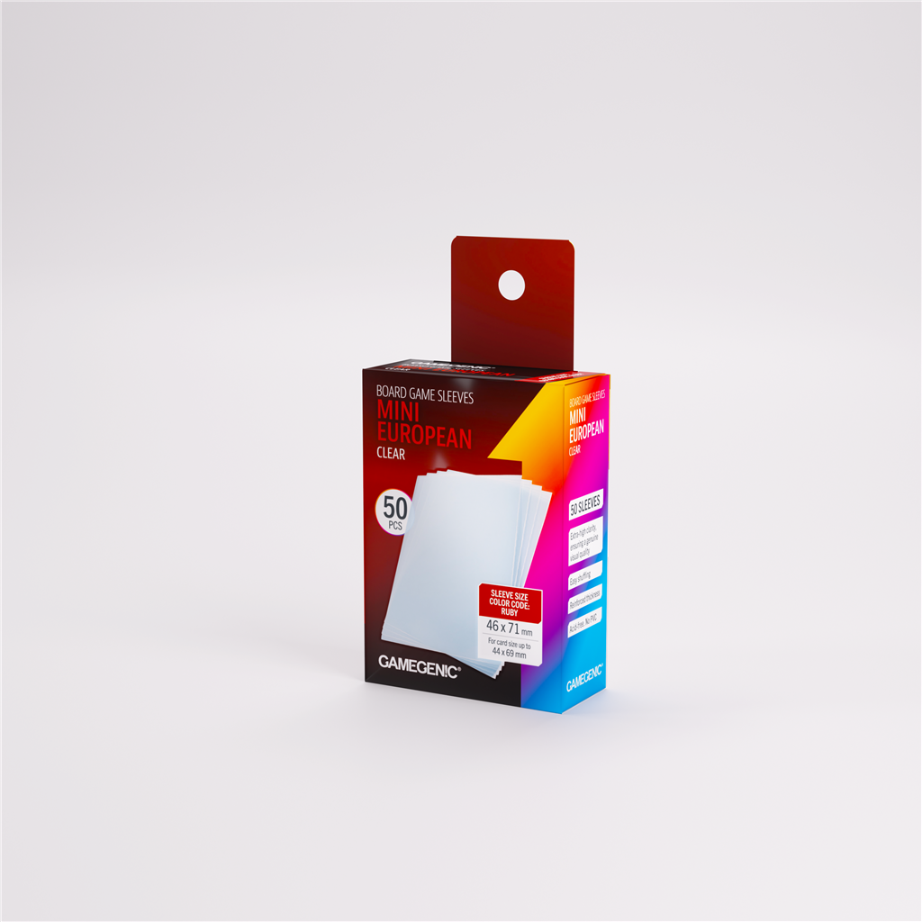 Sleeves: Prime Board Game Mini European 46x71mm (50)