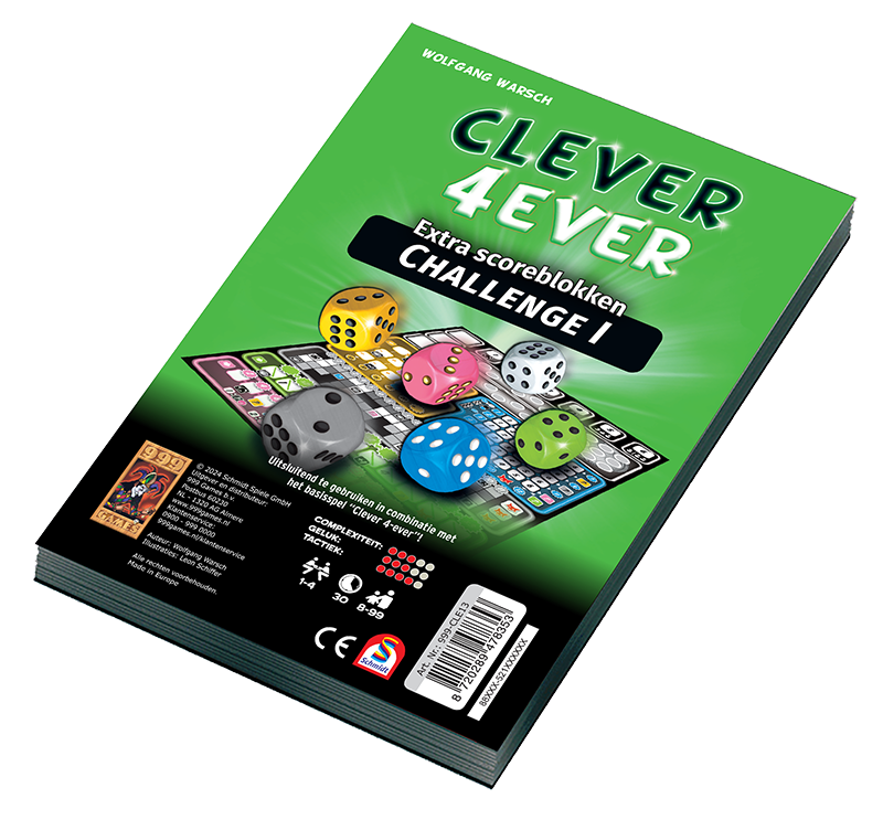 Scoreblokken voor Clever 4Ever Challenge 1