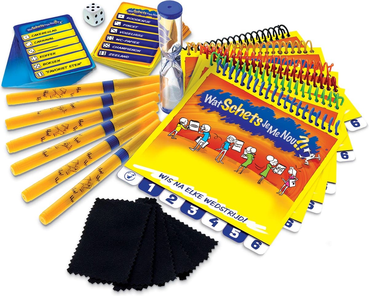 Wat schets je me nou?! 6 spelers