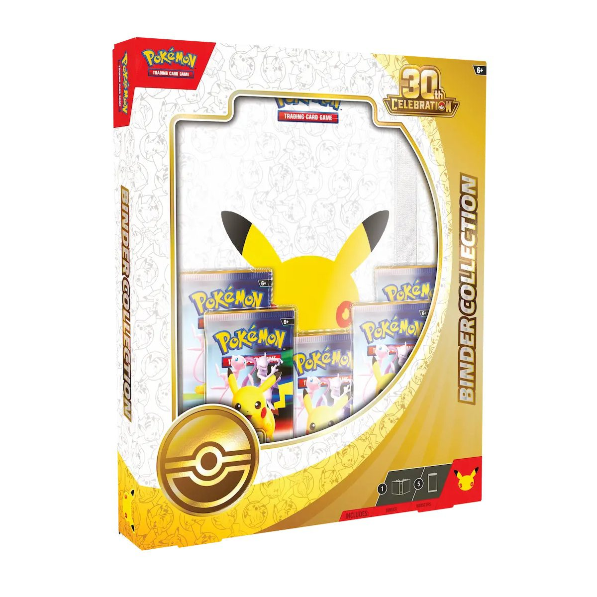 Pokemon 30th Celebration - Binder Collection (5 boosters)