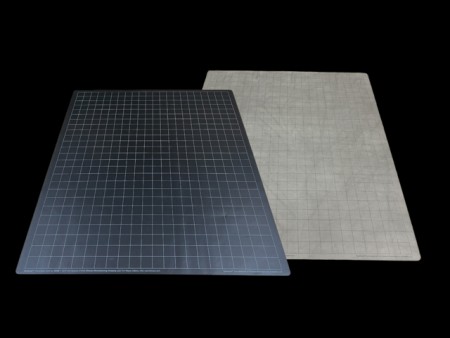 Reversible Battlemat 1 Inch Squares Zwart-Grijs