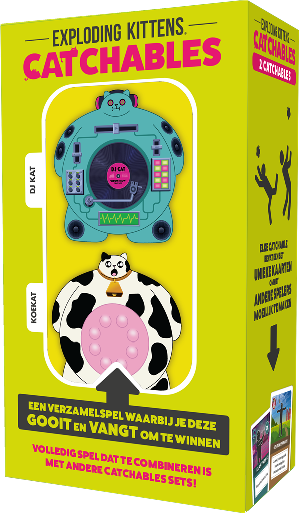 Exploding Kittens Catchables DJ Kat & Koekat