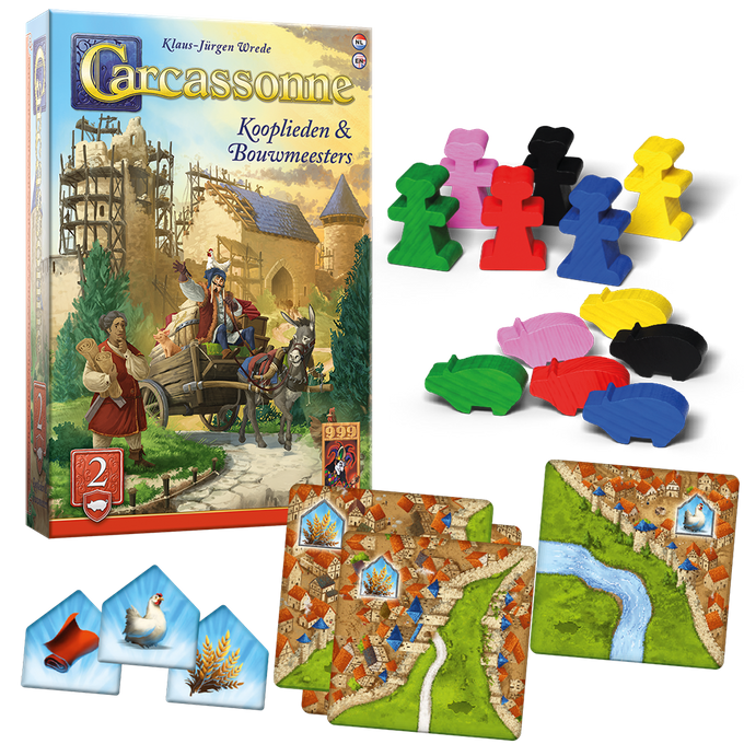 Carcassonne: Kooplieden & Bouwmeesters Uitbreiding