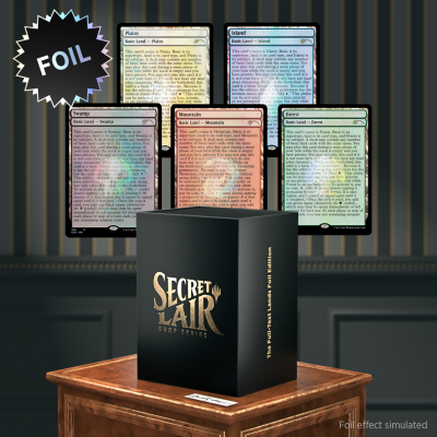 Magic: Secret Lair - Drop Series: The Full-Text Lands Foil Edition