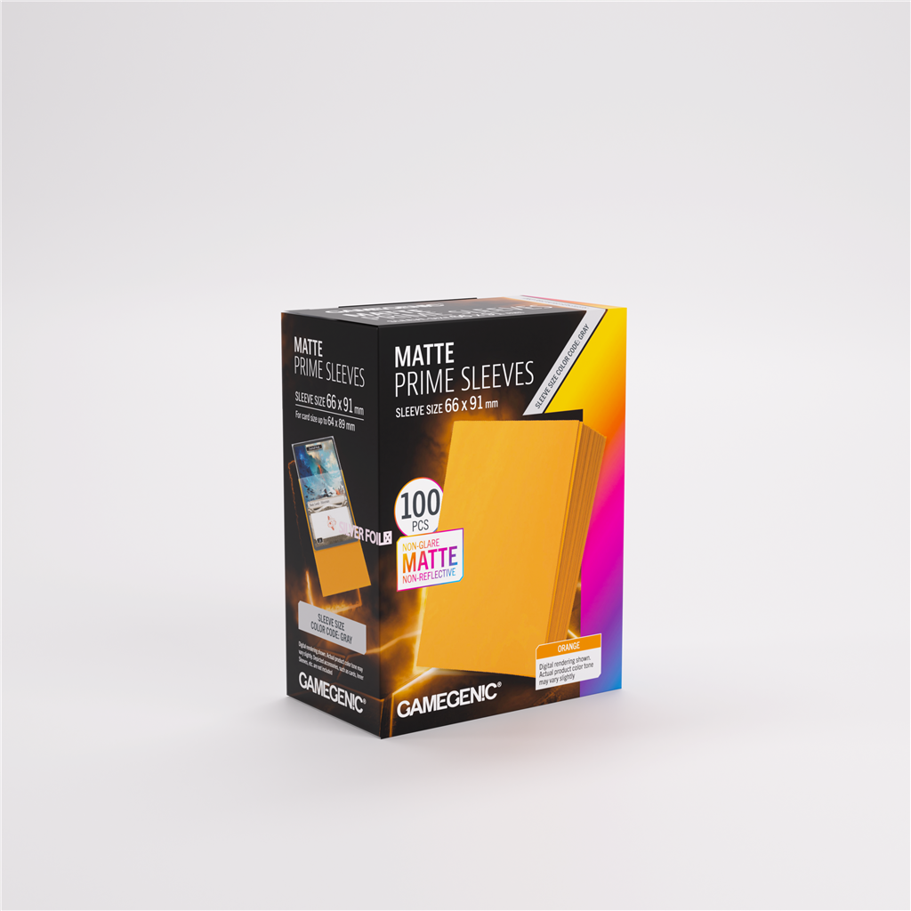 Sleeves: Pack Matte Prime Orange (100)
