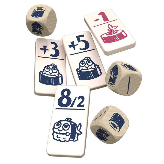 Geharrewar in de Sushibar Junior - Dobbelspel