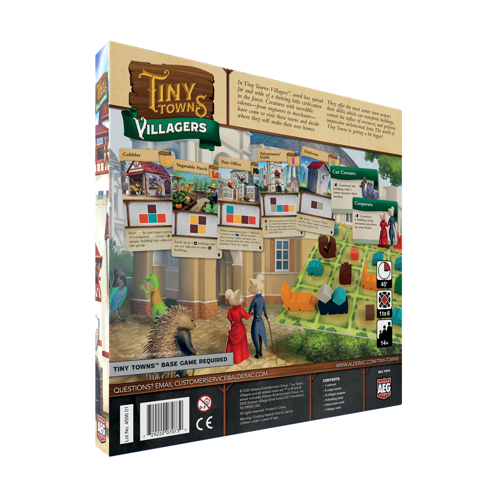 Tiny Towns Villagers - Bordspel