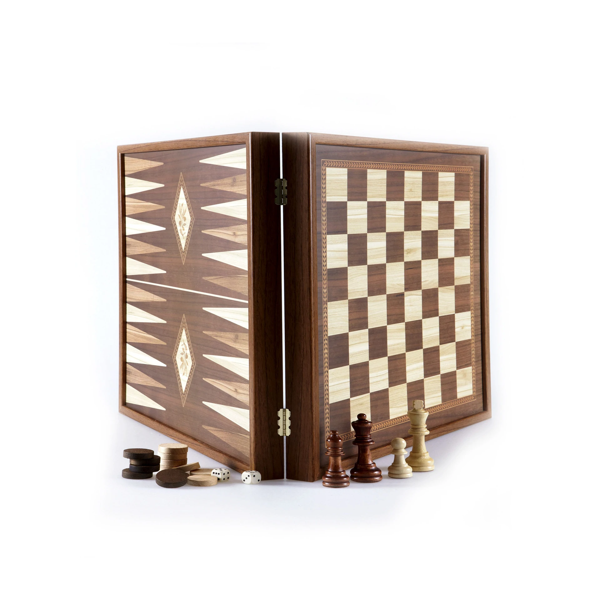 Schaak/ Backgammon 2 in 1 Combo (Small)