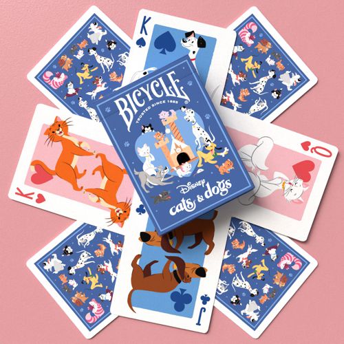 Pokerkaarten Bicycle- Cats & Dogs Disney