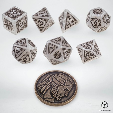 The Witcher Dice Set - Geralt - The White Wolf