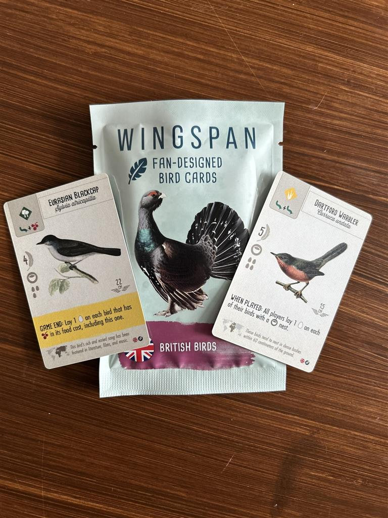 Wingspan Fan-Designed Bird Packs Display 6