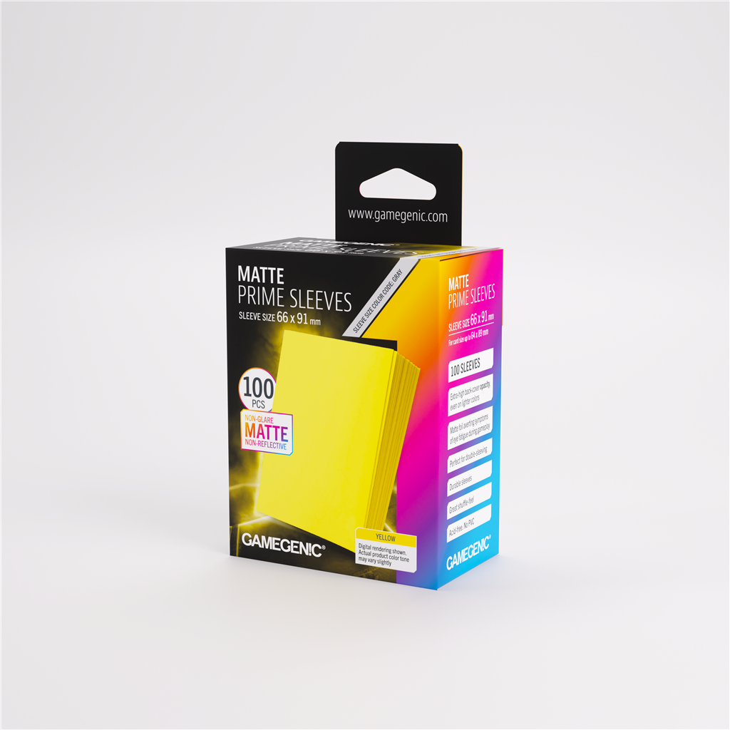Sleeves: Pack Matte Prime Yellow (100)