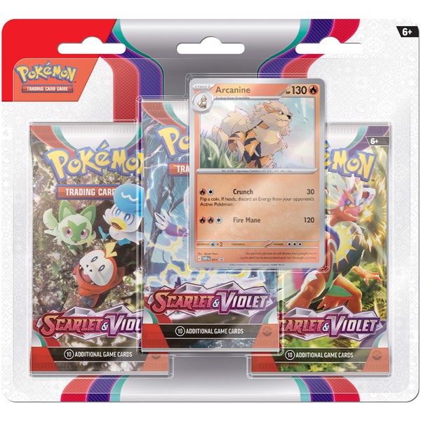 Pokemon: Scarlet & Violet 3-Boosters: Arcanine