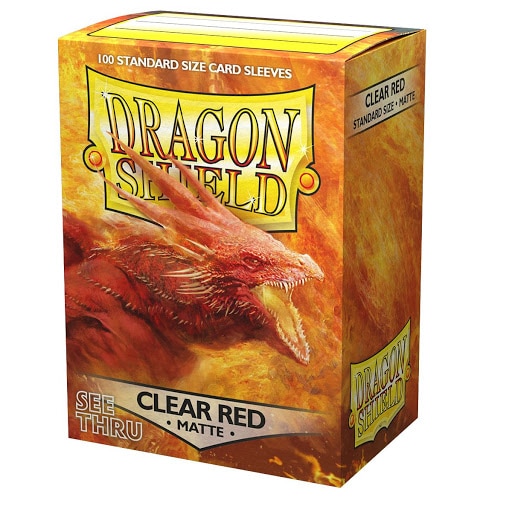 Dragon Shield - Standard: Clear Red (100)