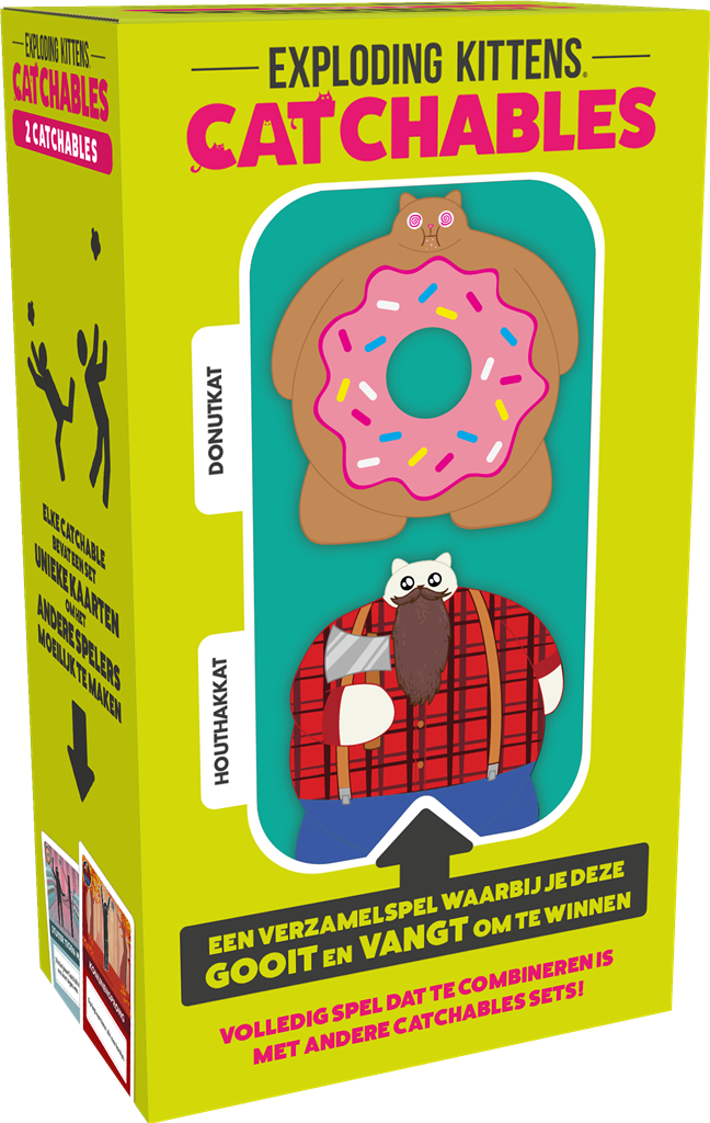 Exploding Kittens Catchables: Houthakkat & Donutkat