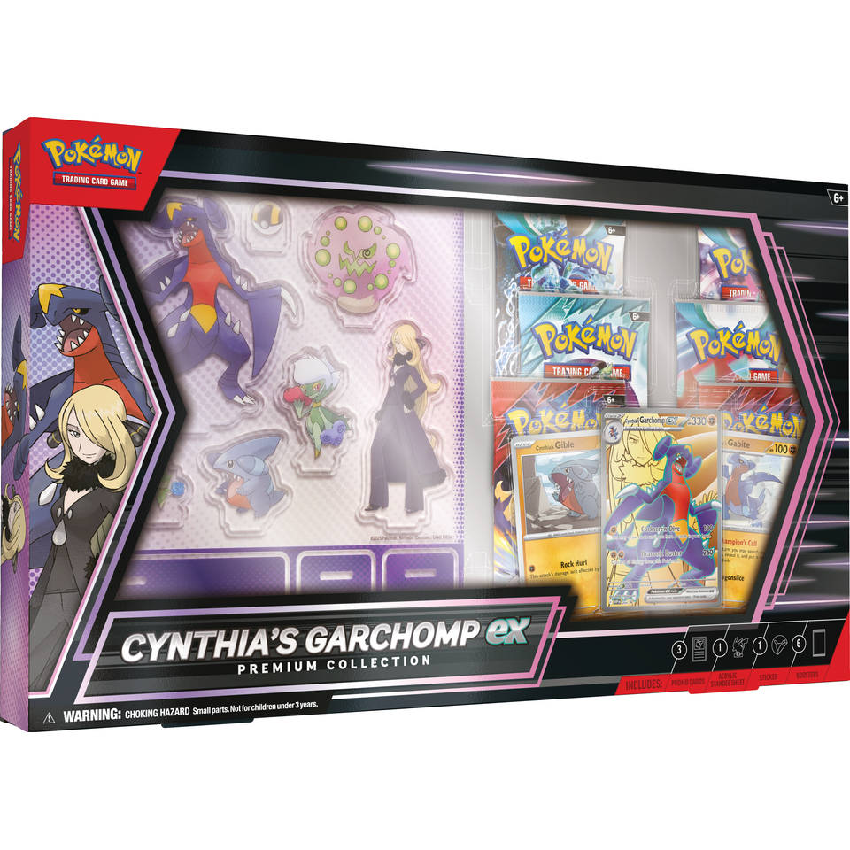 Pokemon Cynthia's Garchomp Ex Premium Collection box
