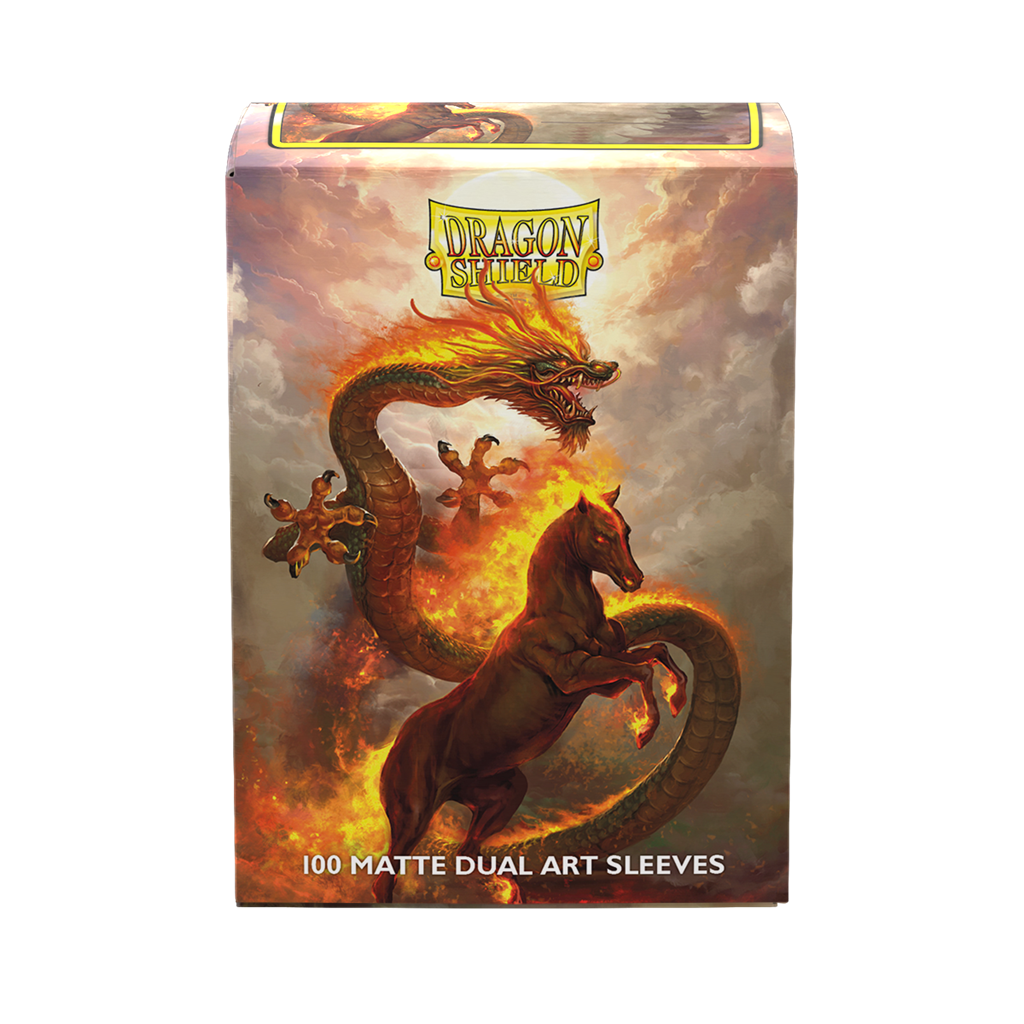 SLEEVES Dragon Shield - Fire Horse 2026