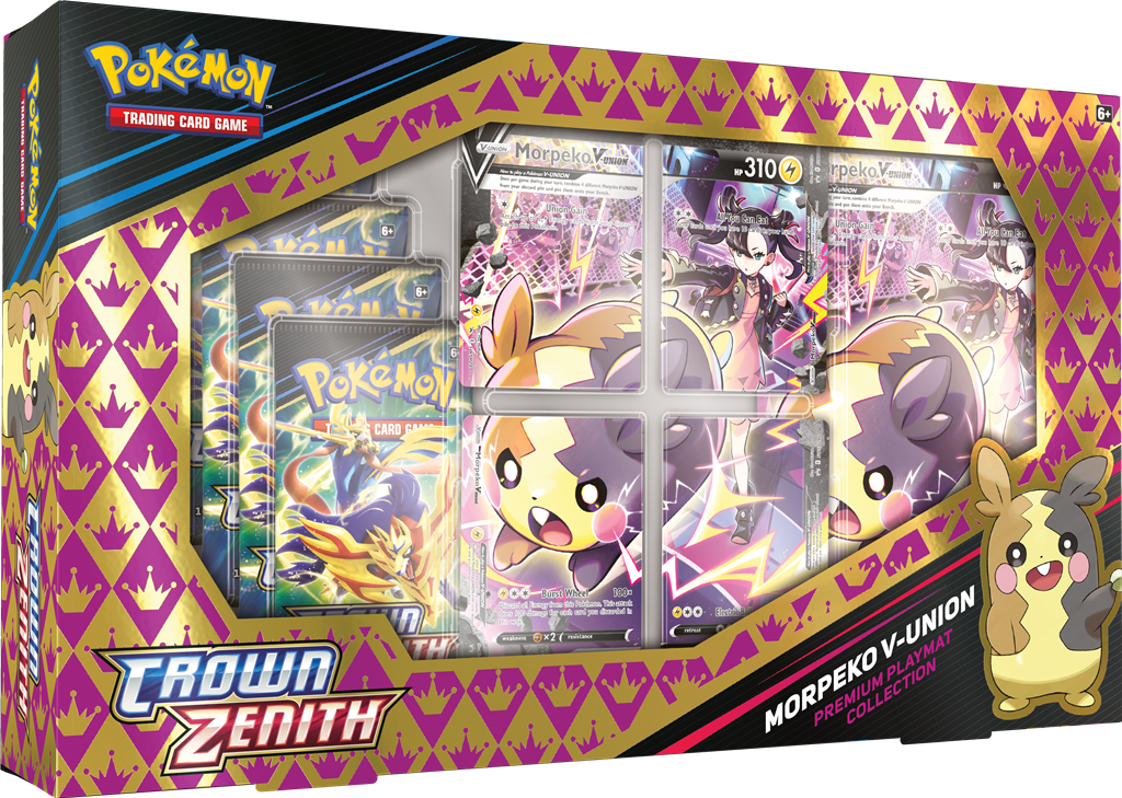 Pokemon: Crown Zenith V-Union Premium Playmat Collection - Morpeko