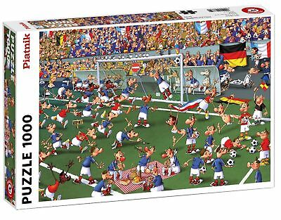 Puzzel Voetbal Comic - 1000 stukjes