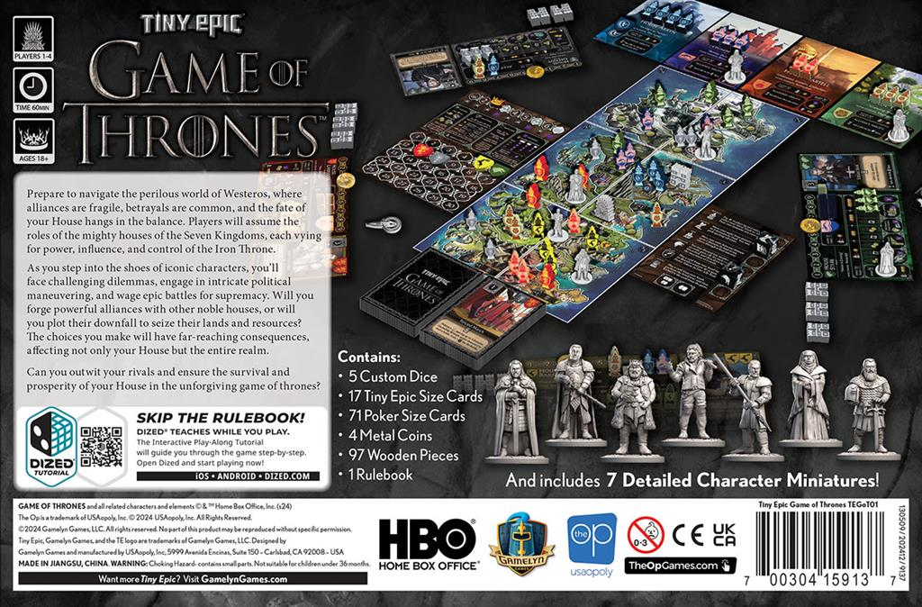 Tiny Epic Game of Thrones – Battle for the Iron Throne