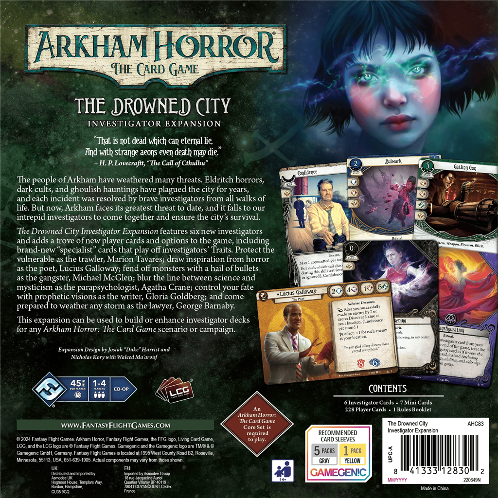 Arkham Horror LCG The Drowned City Investigator