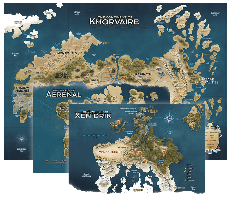 Dungeons & Dragons Eberron Map Set