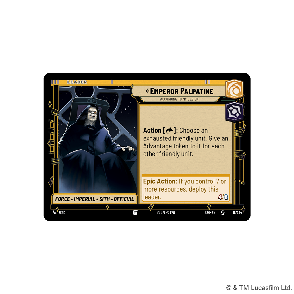 Star Wars: Unlimited - Ashes of the Empire - Spotlight Deck: Emperor Palpatine
