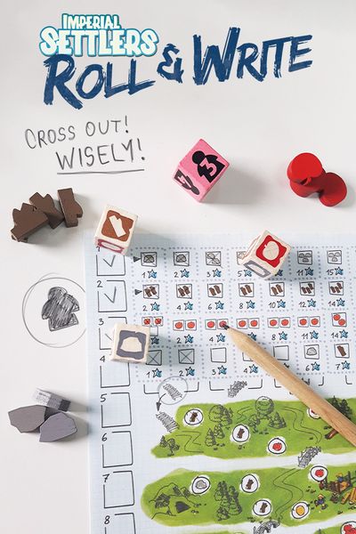 Imperial Settlers Roll & Write - Dobbelspel