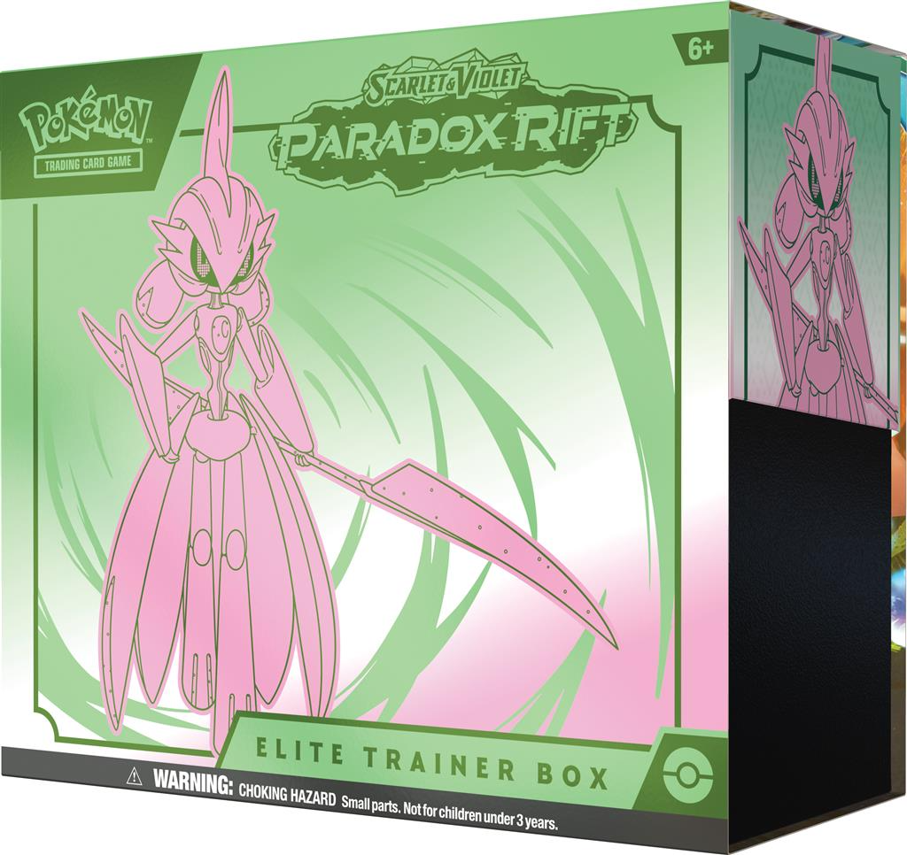 Pokemon: Paradox Rift Elite Trainer Box - Iron Valiant Pokemon: Paradox Rift Elite Trainer Box - Iron Valiant