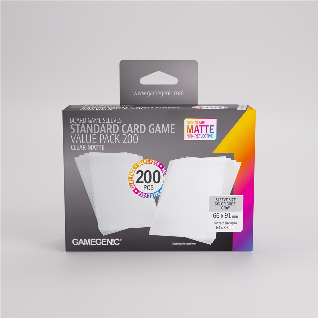 Sleeves: Matte Standard Value Pack 66x91 (200)