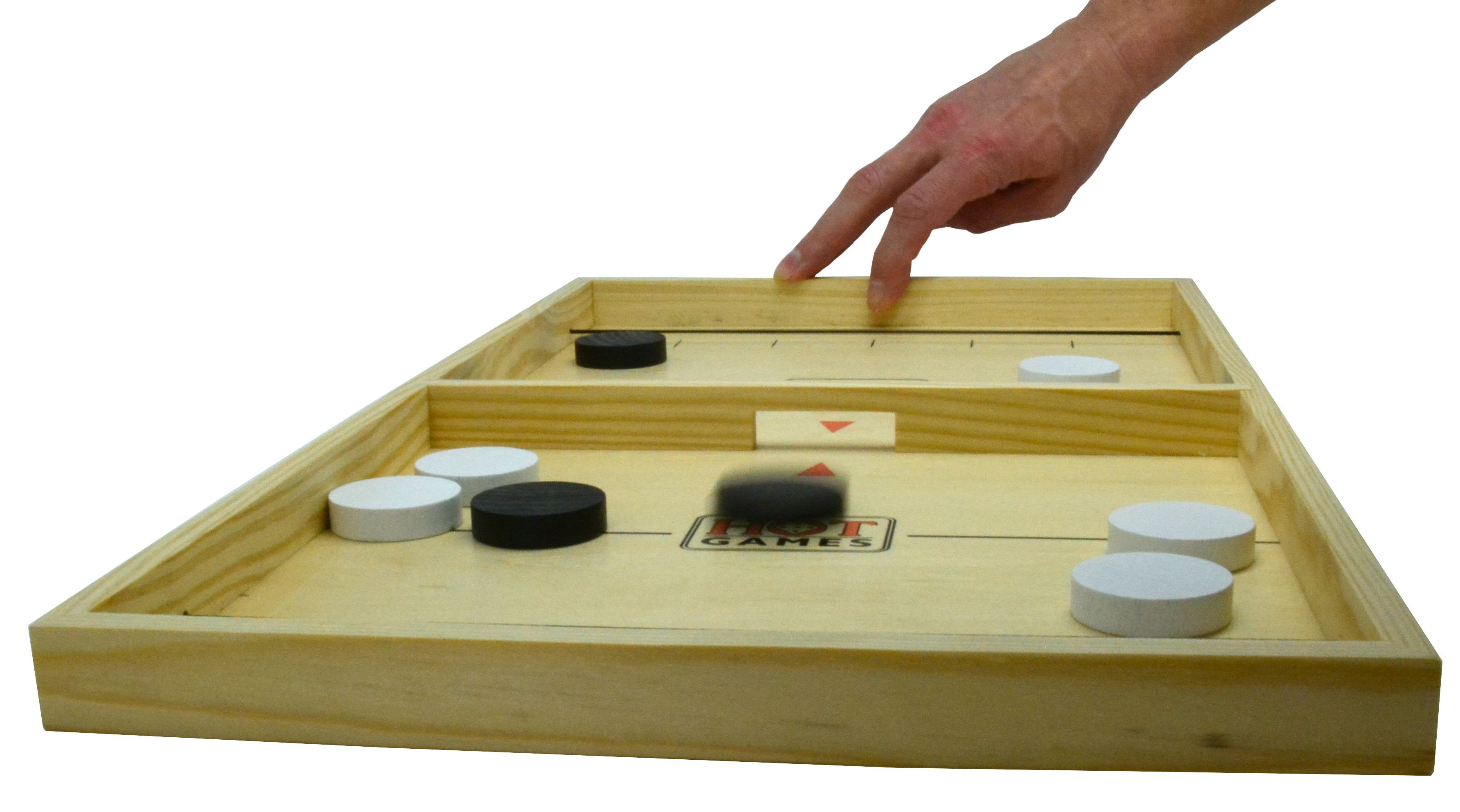 Slingshot puck spel groot 54 x 27 cm.