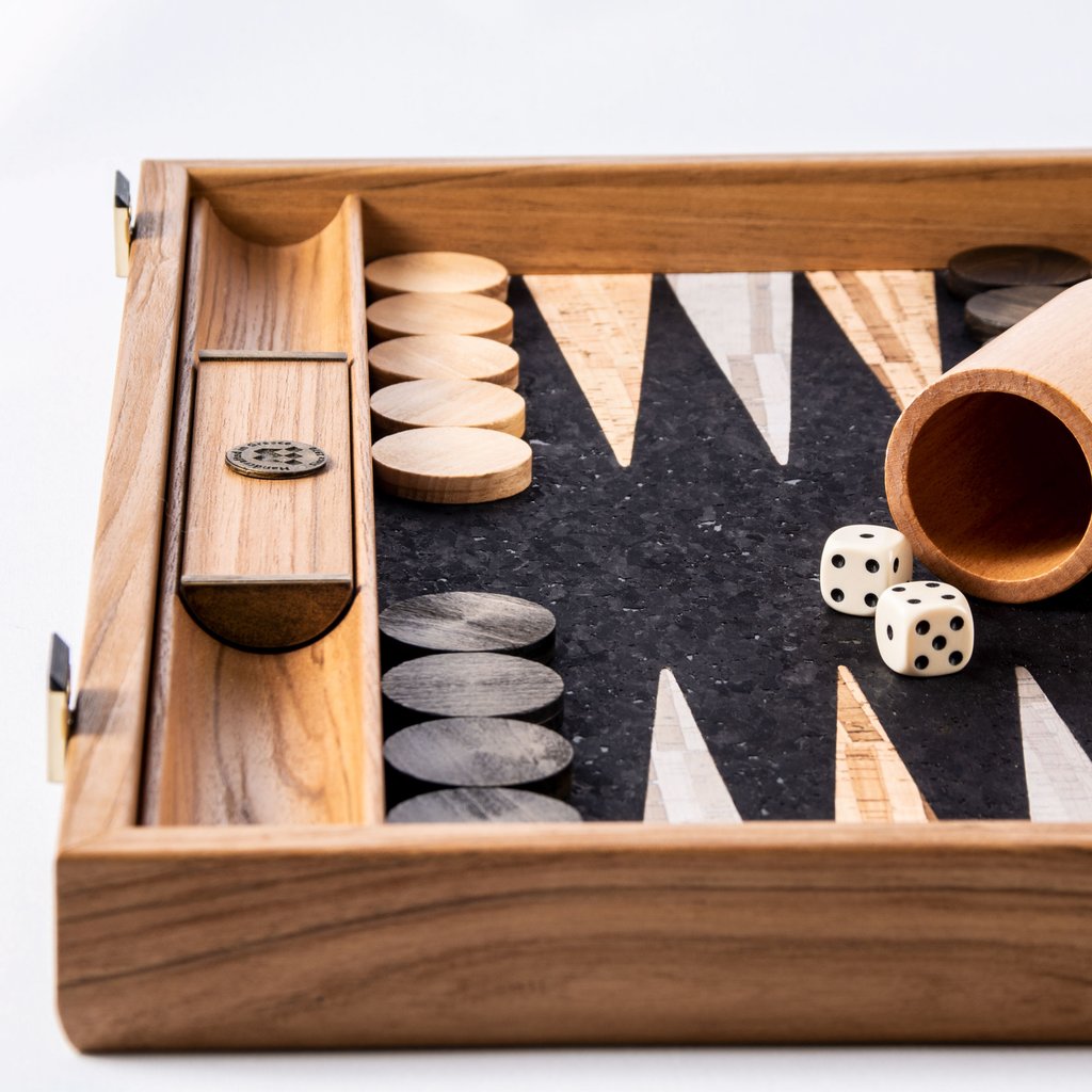 Backgammon Natural Cork - Medium Backgammon Natural Cork - Medium