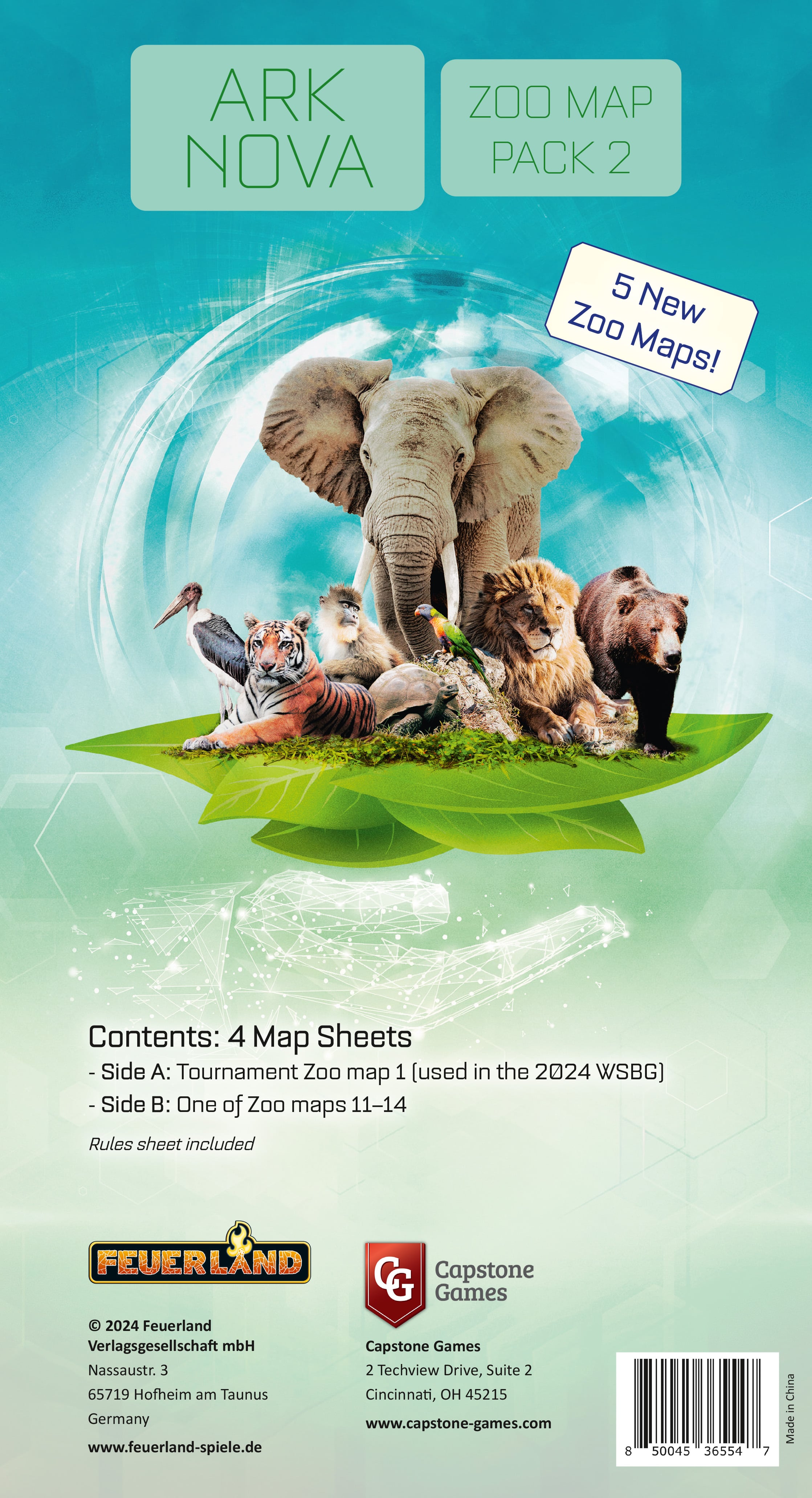 Ark Nova Zoo Map Pack 2