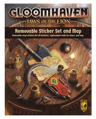 Gloomhaven Jaws of the Lion Removable Sticker Set