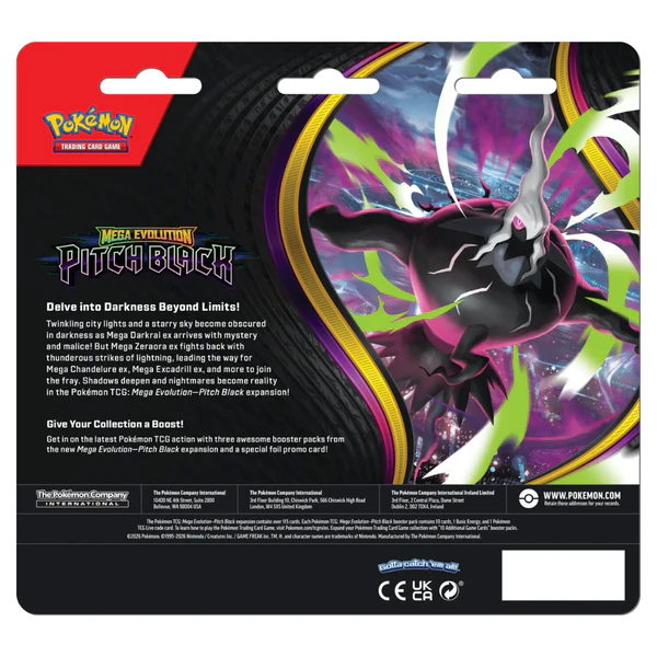 Pokemon: Pitch Black - 3-Pack Blister