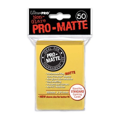 Ultra Pro - Standard: Yellow Matte (50)
