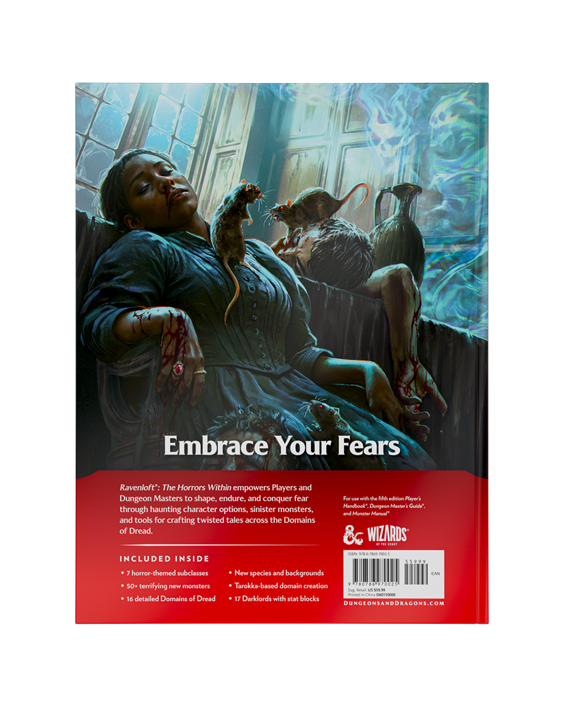 D&D Ravenloft Horrors Within HC