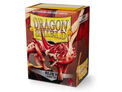 Dragon Shield - Standard: Ruby Matte (100)
