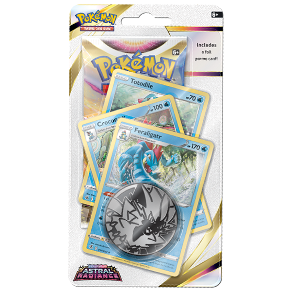 Pokemon: Sword & Shield Astral Radiance - Premium Checklane Blister: Feraligatr