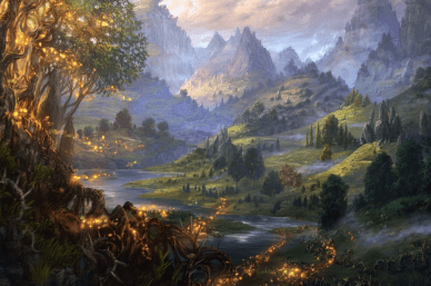 Landart Wilds of Eldrain Magic the Gathering