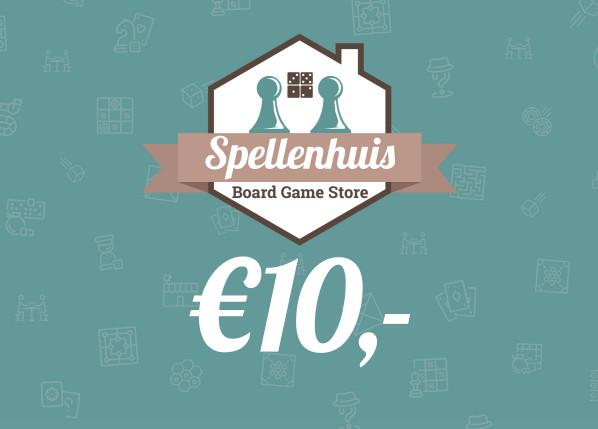 Spellenhuis Cadeaubon 10,-